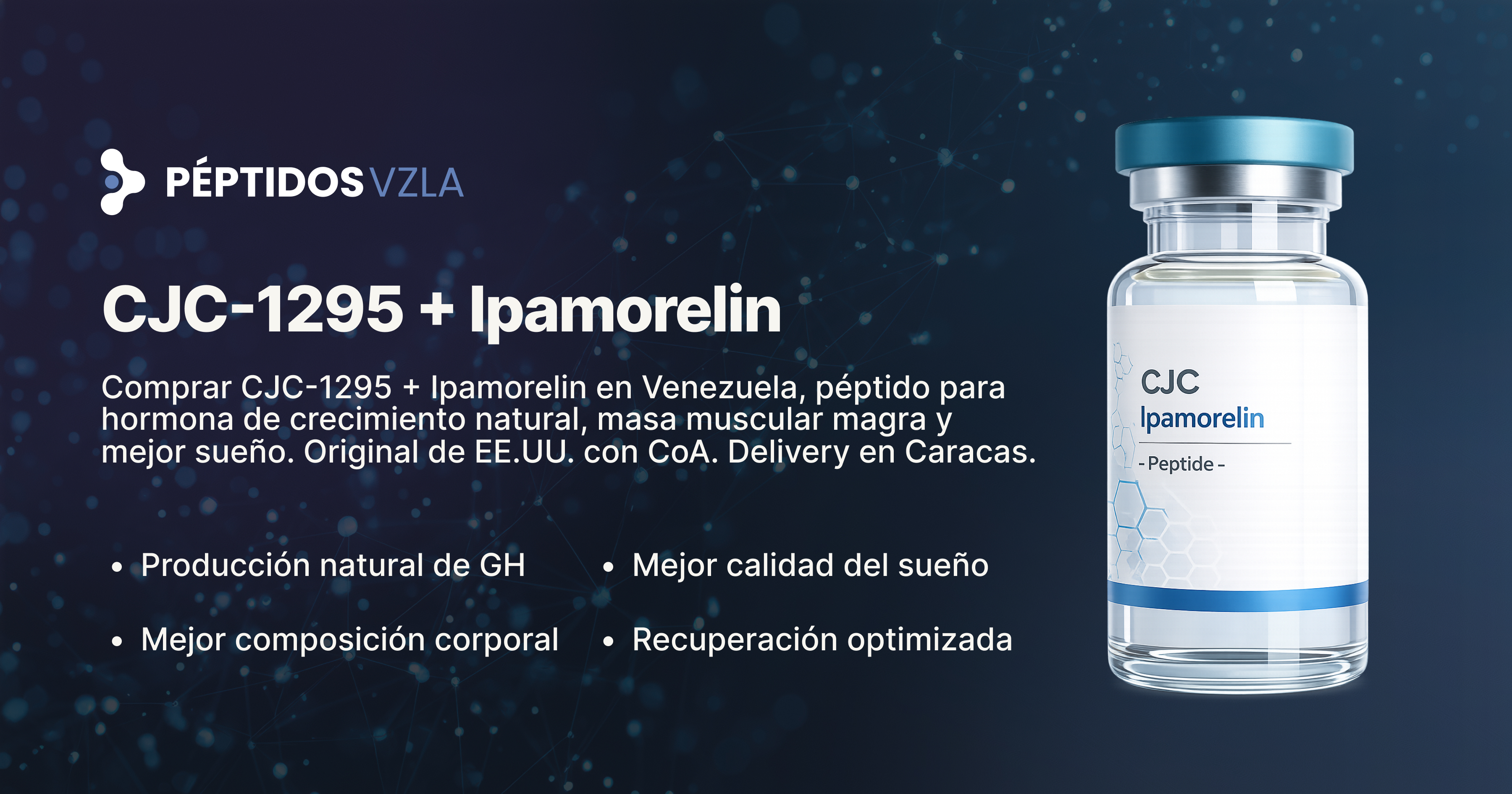 peptido cjc con ipamorelin CJC-1295 + Venezuela Ipamorelin blend is Synthesized what is bpc 157 double strength Flavor:Devils Food Cake